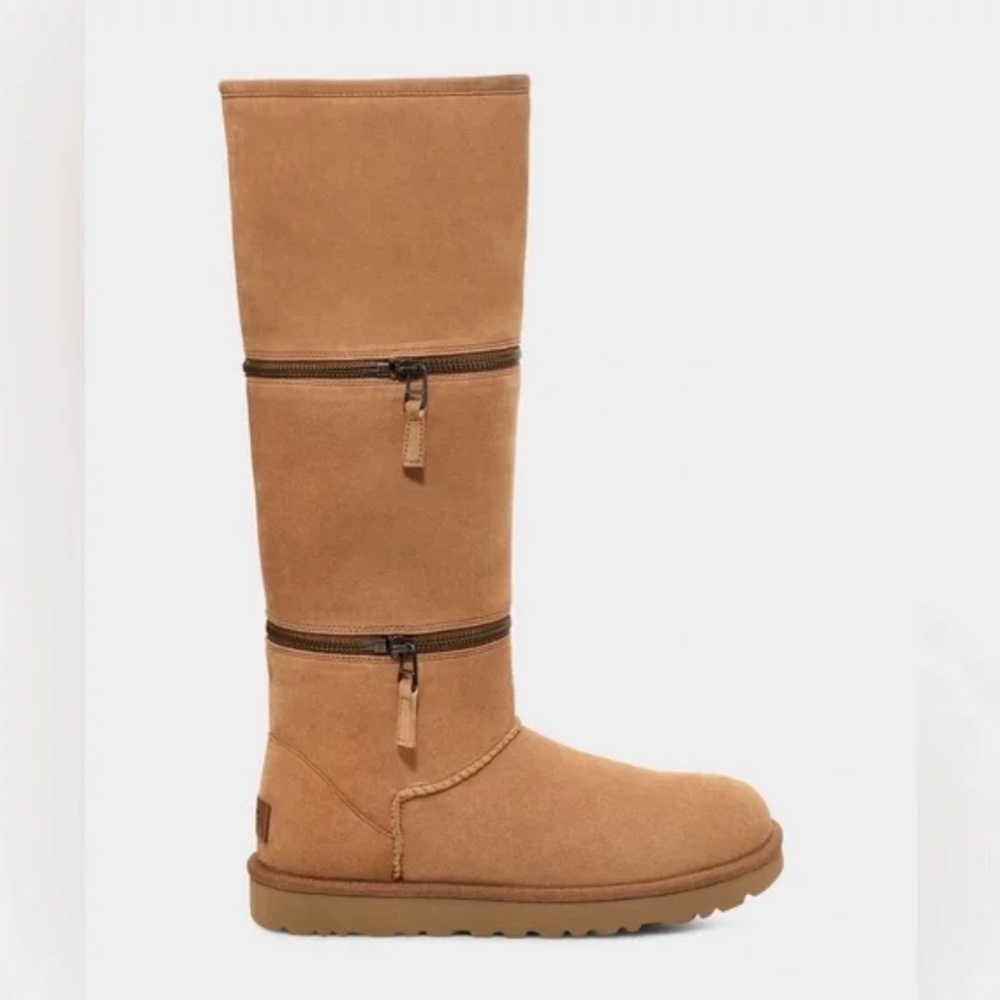 Rare Ugg Classic Ultra Tall, Short & Mini Zipper Convertible Boots 6 / 3 in 1